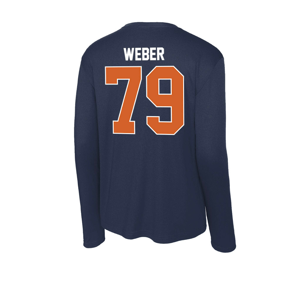 Wheaton IL - NCAA Football : Jake Weber - Activewear Long Sleeve T-Shirt-1
