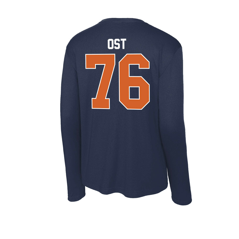 Wheaton IL - NCAA Football : Leo Ost - Activewear Long Sleeve T-Shirt-1