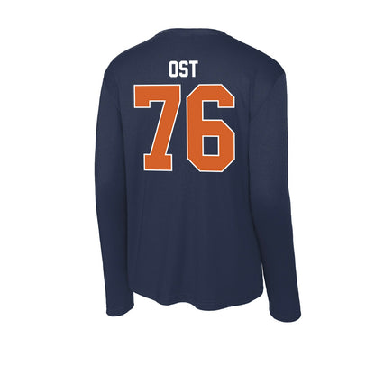 Wheaton IL - NCAA Football : Leo Ost - Activewear Long Sleeve T-Shirt-1