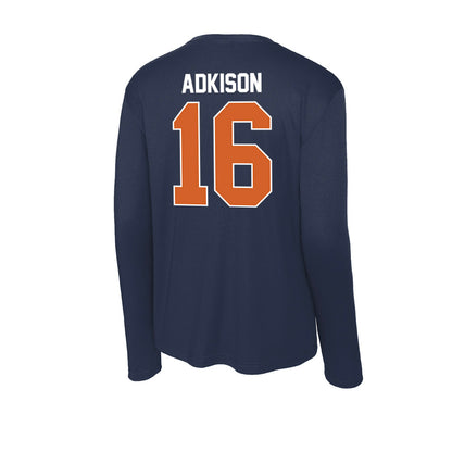 Wheaton IL - NCAA Women's Volleyball : Katherine Adkison - Activewear Long Sleeve T-Shirt-1