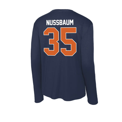 Wheaton IL - NCAA Football : Aaron Nussbaum - Activewear Long Sleeve T-Shirt-1