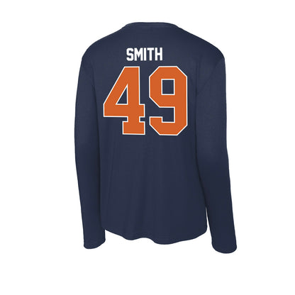 Wheaton IL - NCAA Football : Josiah Smith - Activewear Long Sleeve T-Shirt-1