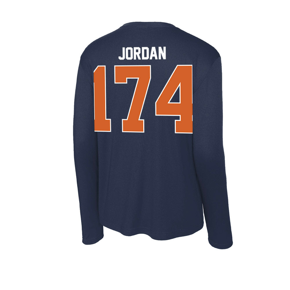 Wheaton IL - NCAA Wrestling : Drew Jordan - Activewear Long Sleeve T-Shirt-1