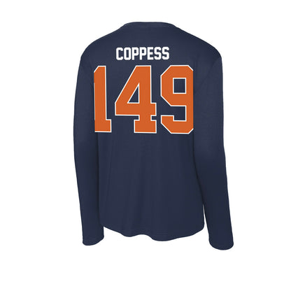 Wheaton IL - NCAA Wrestling : Cale Coppess - Activewear Long Sleeve T-Shirt-1