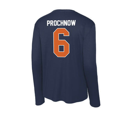 Wheaton IL - NCAA Men's Soccer : Brody Prochnow - Activewear Long Sleeve T-Shirt-1