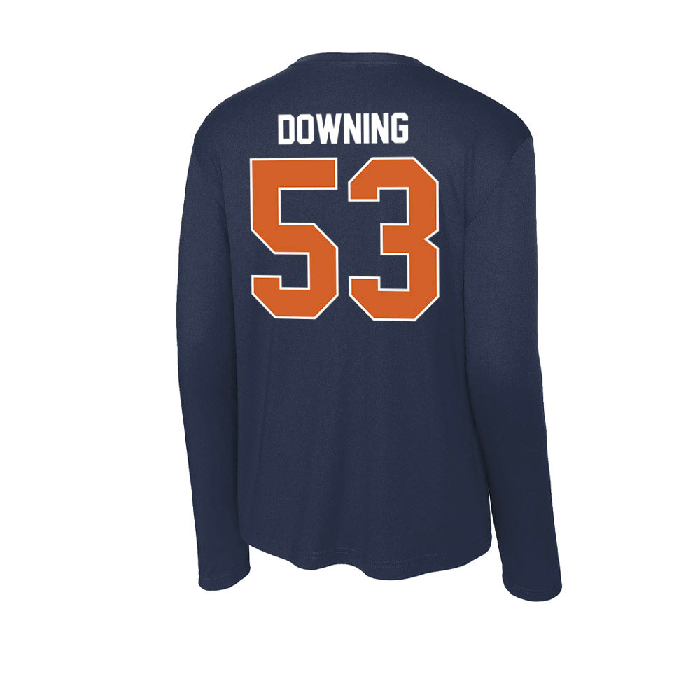 Wheaton IL - NCAA Football : Owen Downing - Activewear Long Sleeve T-Shirt-1