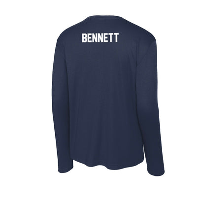 Wheaton IL - NCAA Men's Swimming & Diving : Blaine Bennett - Activewear Long Sleeve T-Shirt-3