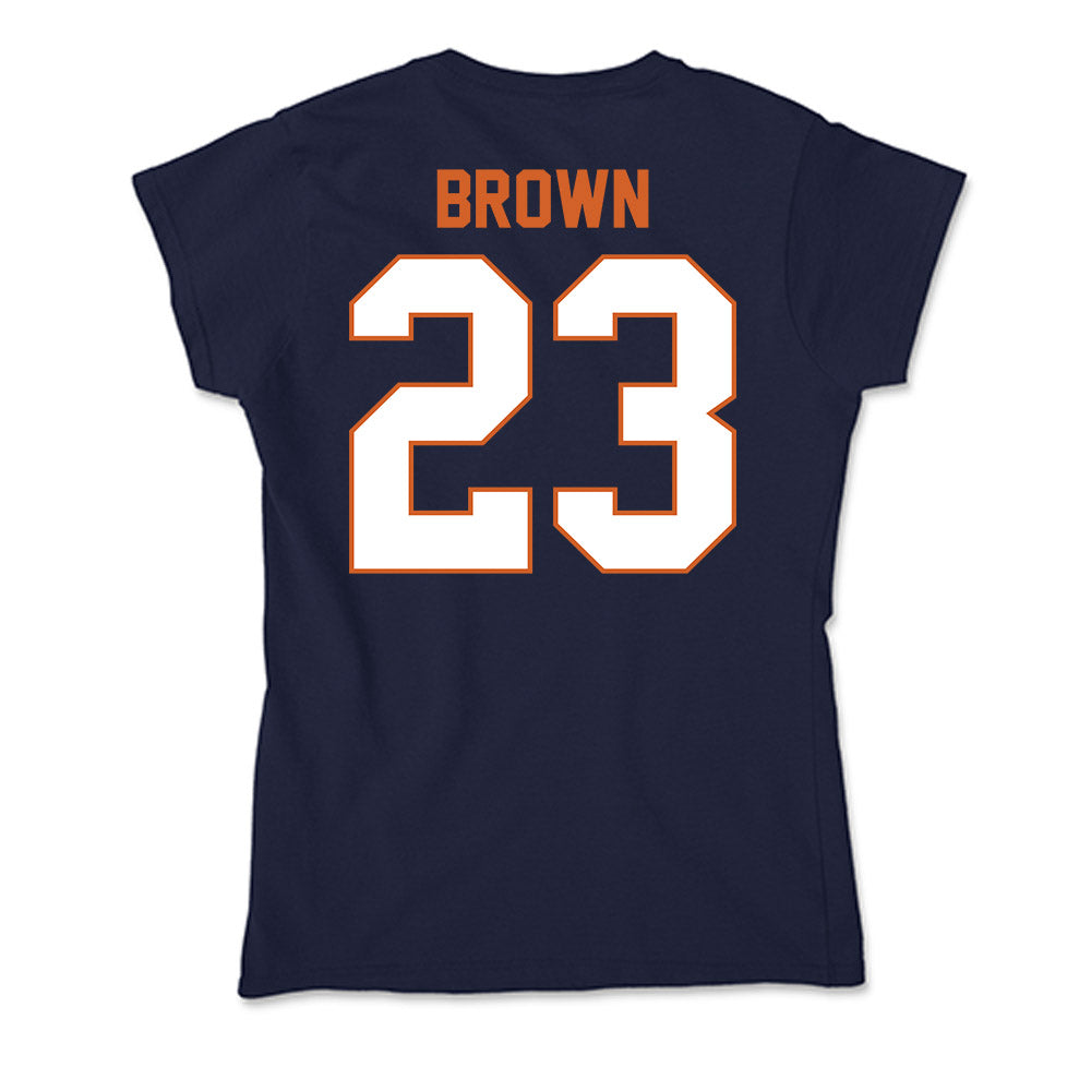 Wheaton IL - NCAA Men's Soccer : Sam Brown - Soft Style Women’s T-Shirt-1