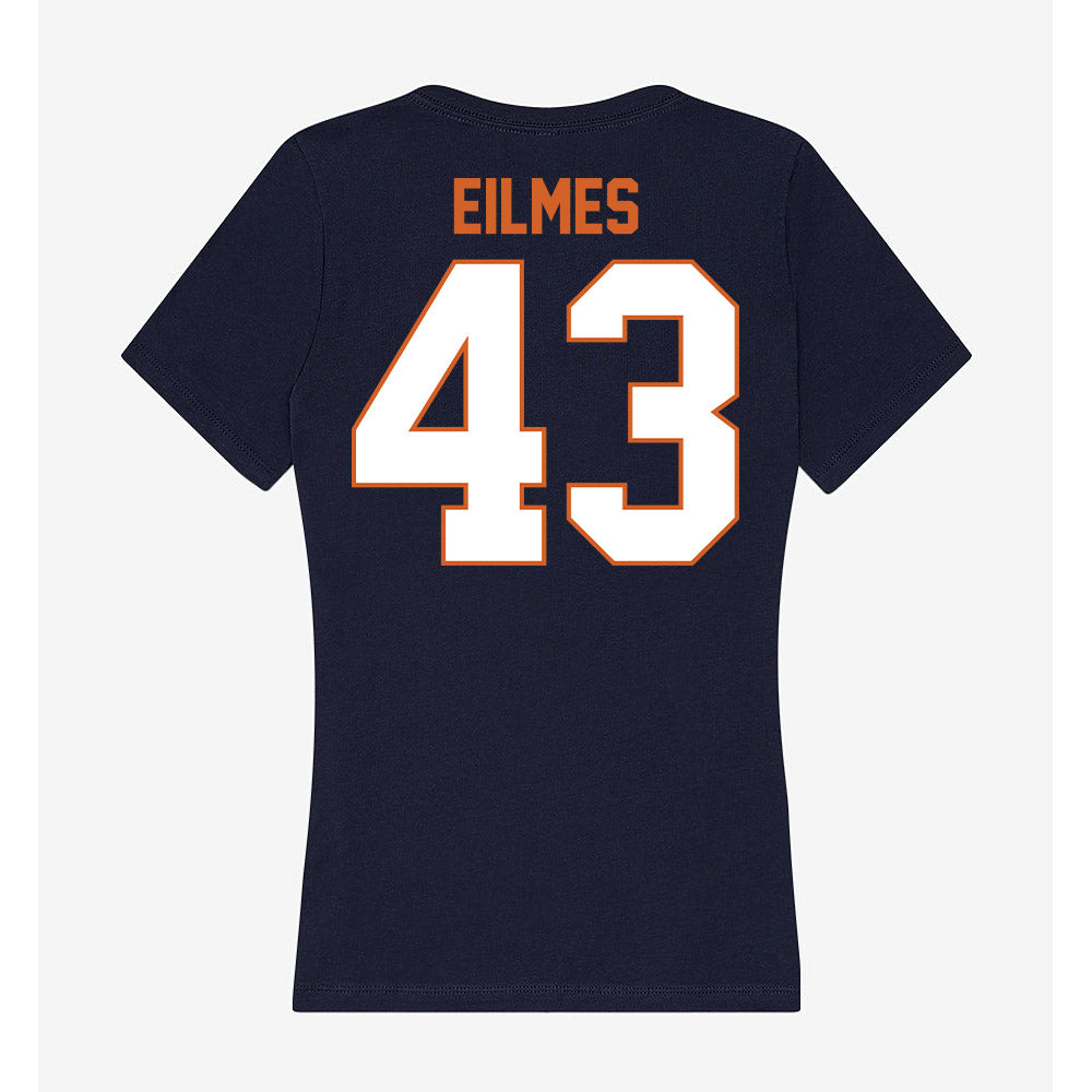 Wheaton IL - NCAA Baseball : Austin Eilmes - Women's V-Neck T-Shirt-1