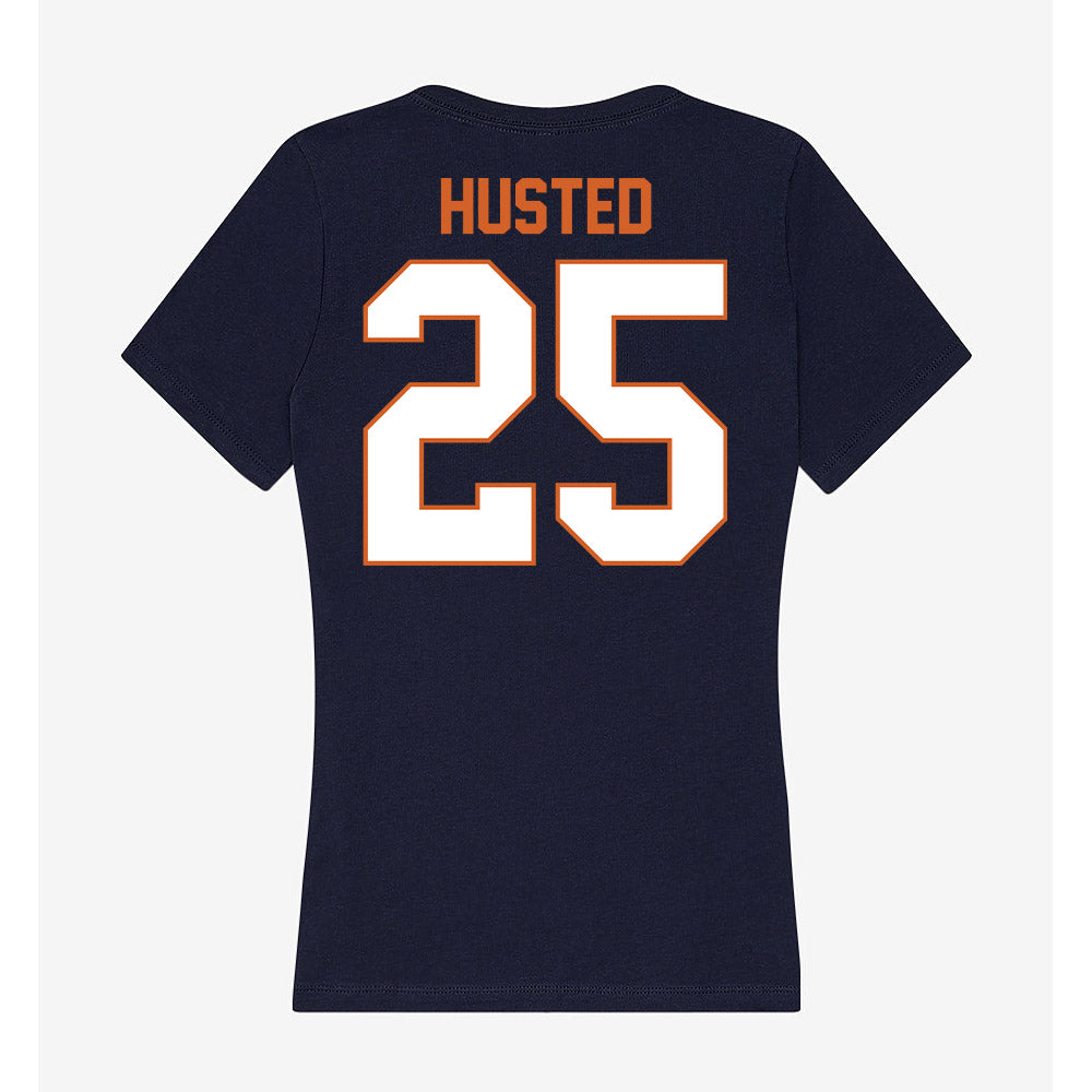 Wheaton IL - NCAA Baseball : Noah Husted - Women's V-Neck T-Shirt-1