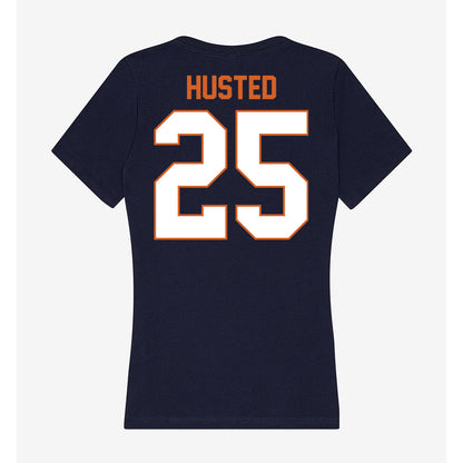 Wheaton IL - NCAA Baseball : Noah Husted - Women's V-Neck T-Shirt-1