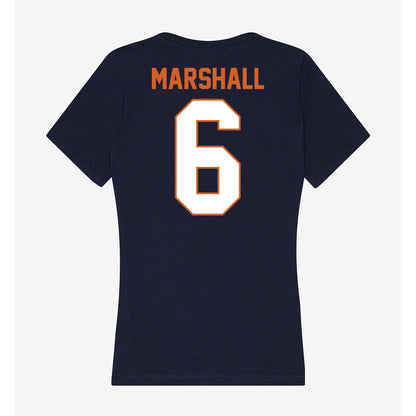Wheaton IL - NCAA Softball : Makenna Marshall - Women's V-Neck T-Shirt-1