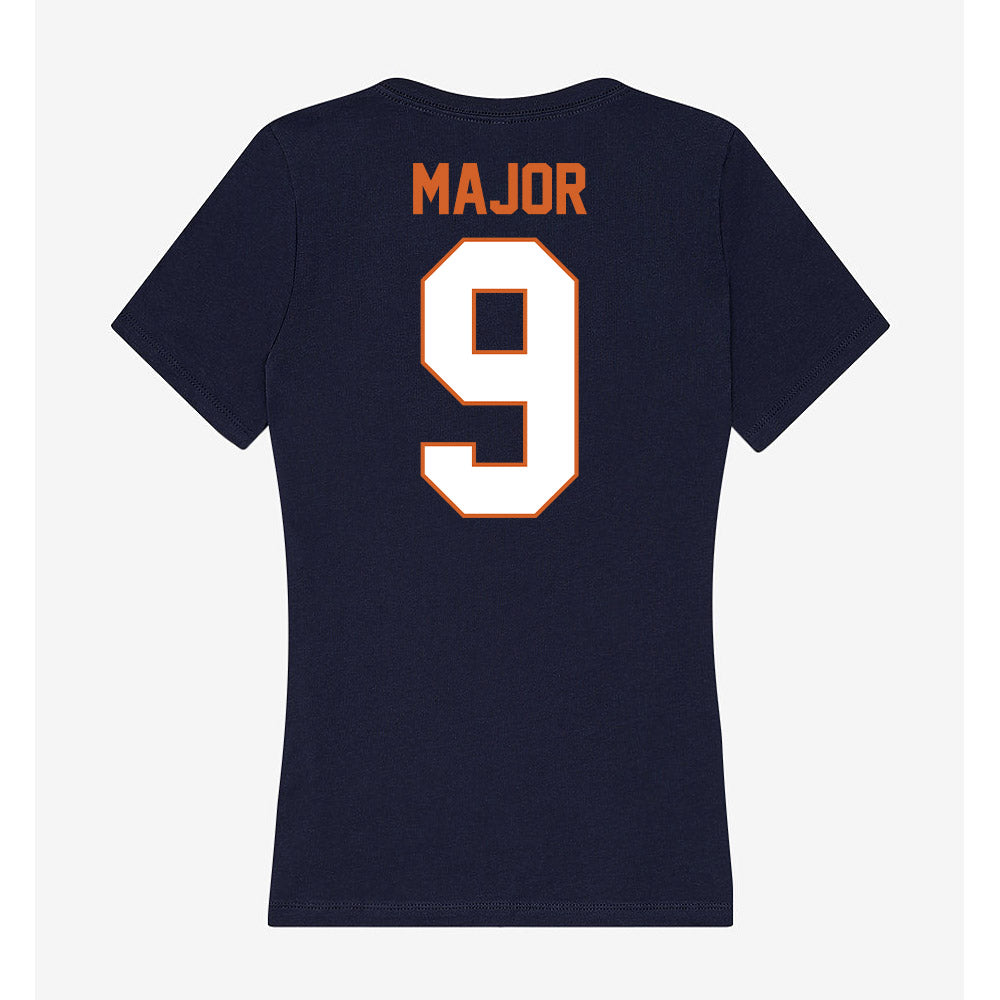 Wheaton IL - NCAA Women's Volleyball : Ashton Major - Women's V-Neck T-Shirt-1