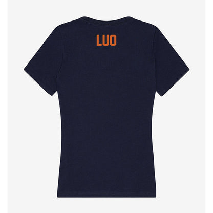 Wheaton IL - NCAA Men's Tennis : Mia Luo - Women's V-Neck T-Shirt-1