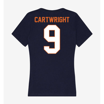 Wheaton IL - NCAA Baseball : Ryan Cartwright - Women's V-Neck T-Shirt-1