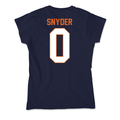 Wheaton IL - NCAA Baseball : Caleb Snyder - Soft Style Women’s T-Shirt-1