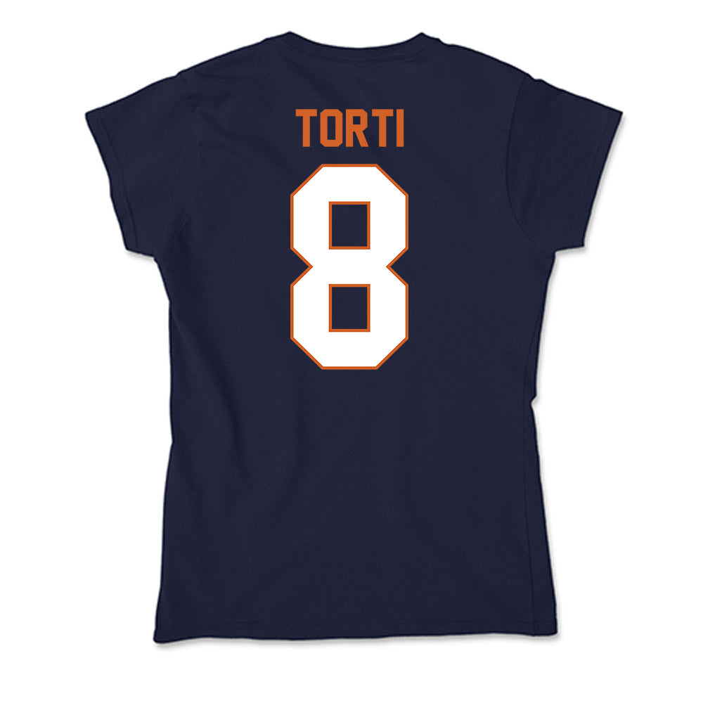 Wheaton IL - NCAA Football : Luca Torti - Soft Style Women’s T-Shirt-1