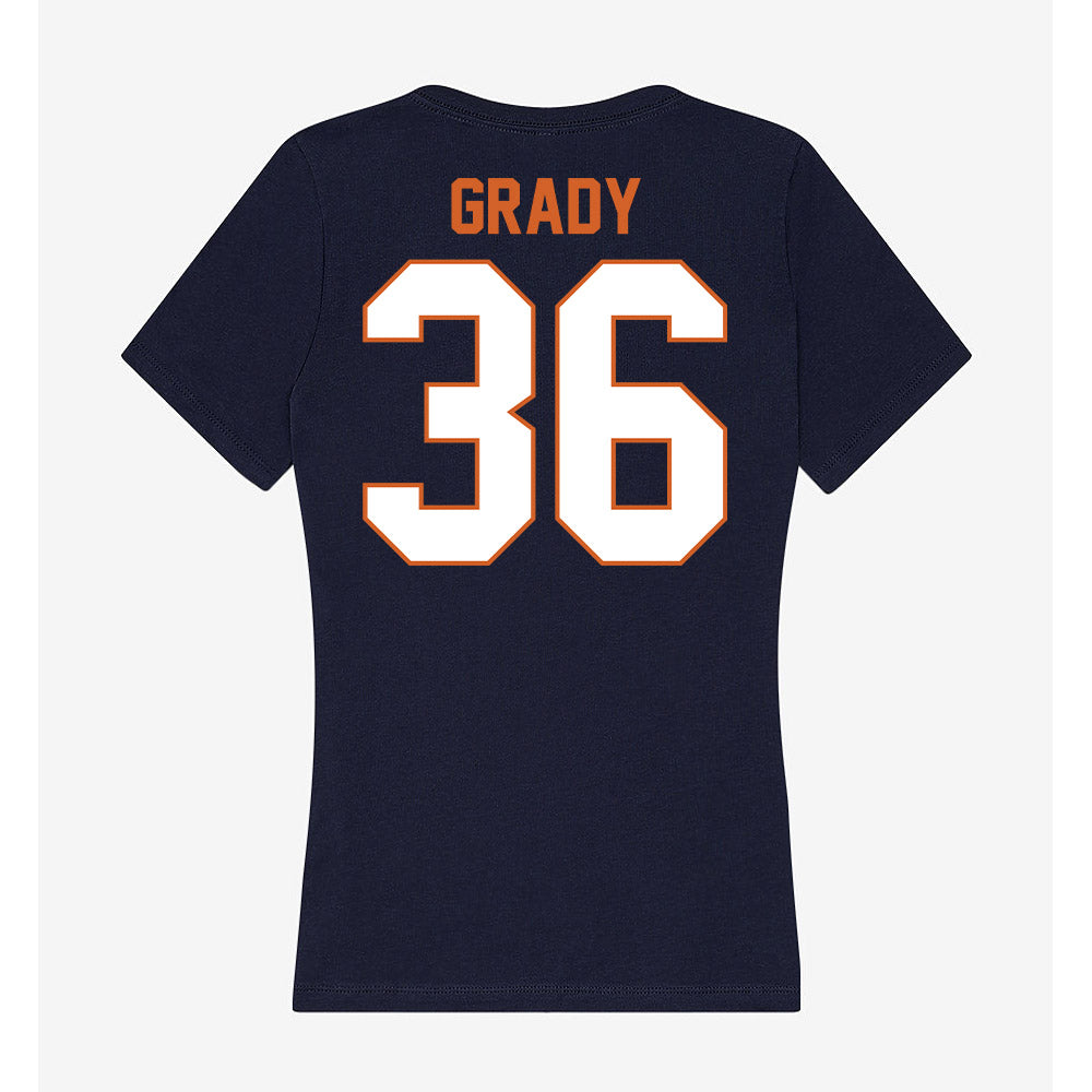 Wheaton IL - NCAA Baseball : Santana Grady - Women's V-Neck T-Shirt-1