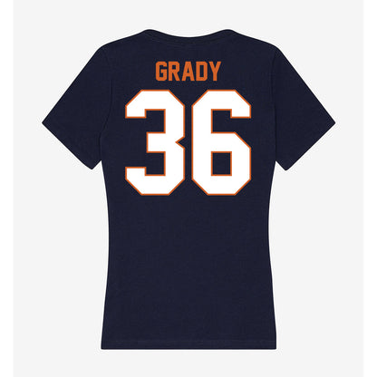 Wheaton IL - NCAA Baseball : Santana Grady - Women's V-Neck T-Shirt-1