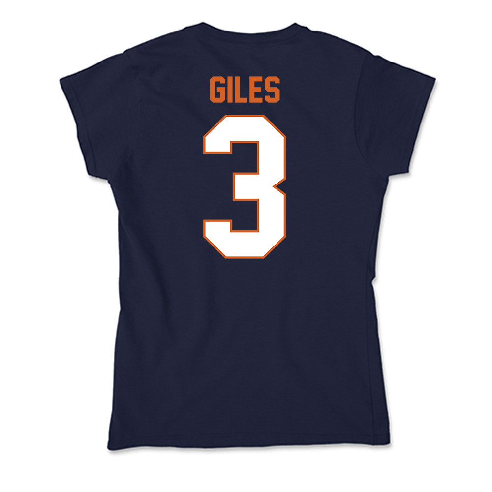 Wheaton IL - NCAA Softball : Bella Giles - Soft Style Women’s T-Shirt-1