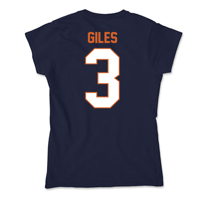Wheaton IL - NCAA Softball : Bella Giles - Soft Style Women’s T-Shirt-1