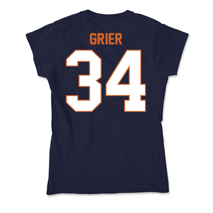 Wheaton IL - NCAA Men's Basketball : Carson Grier - Soft Style Women’s T-Shirt-1