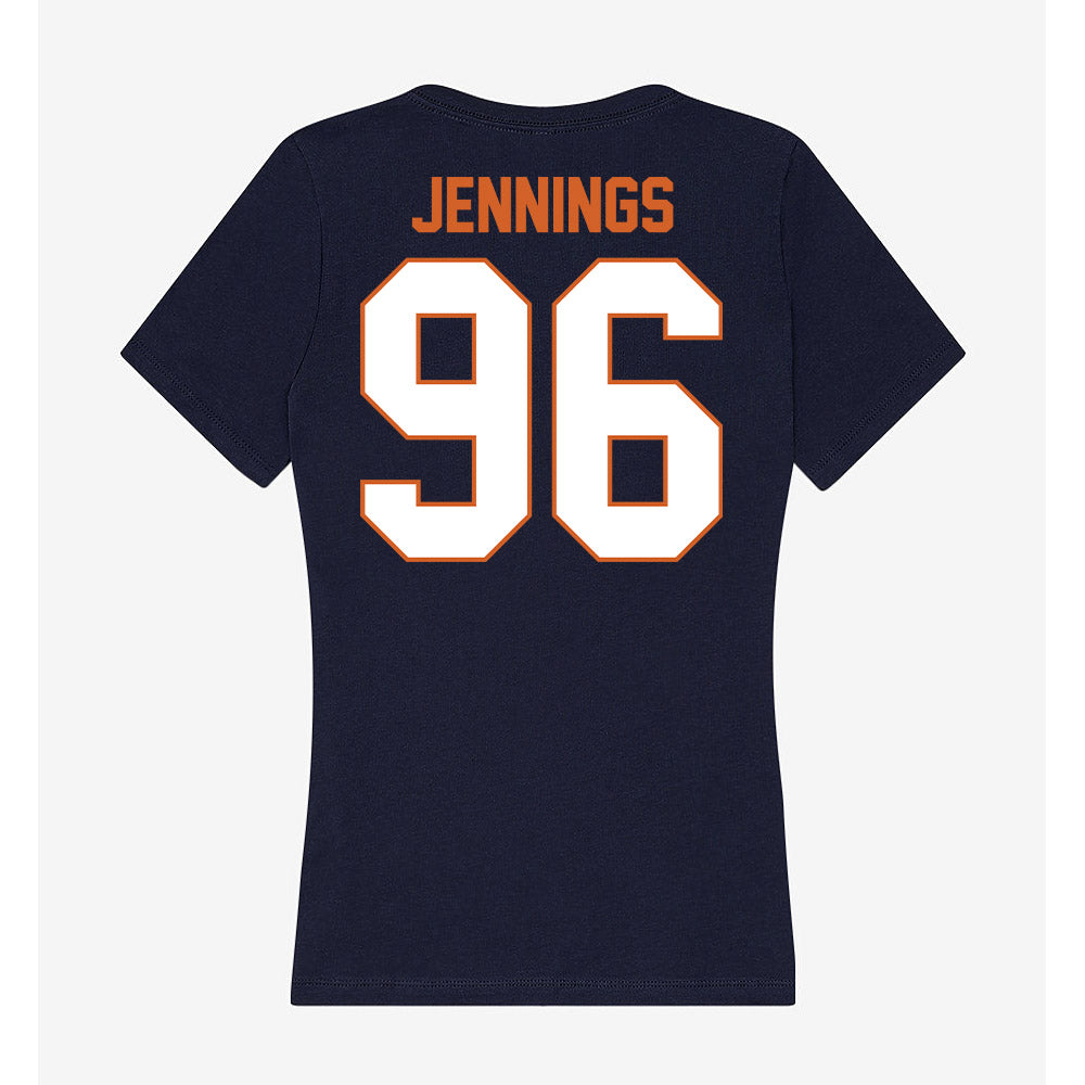 Wheaton IL - NCAA Football : Chase Jennings - Women's V-Neck T-Shirt-1