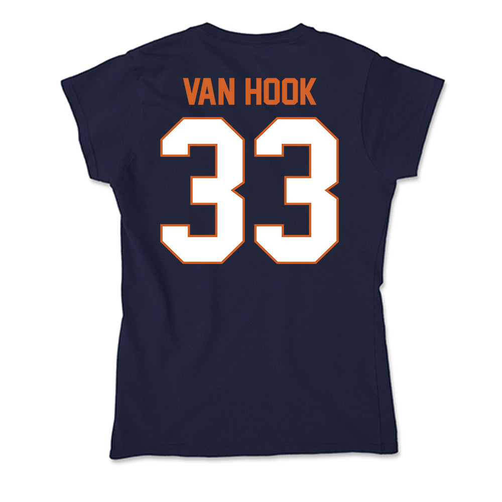 Wheaton IL - NCAA Baseball : JD Van Hook - Soft Style Women’s T-Shirt-1
