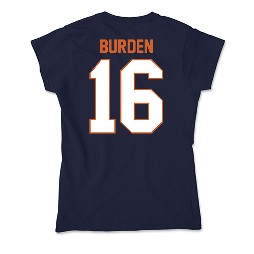 Wheaton IL - NCAA Baseball : Nate Burden - Soft Style Women’s T-Shirt-1