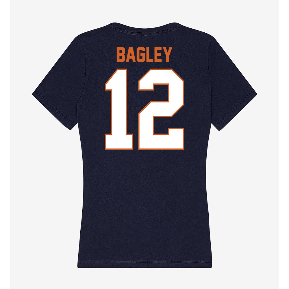Wheaton IL - NCAA Baseball : Alex Bagley - Women's V-Neck T-Shirt-1
