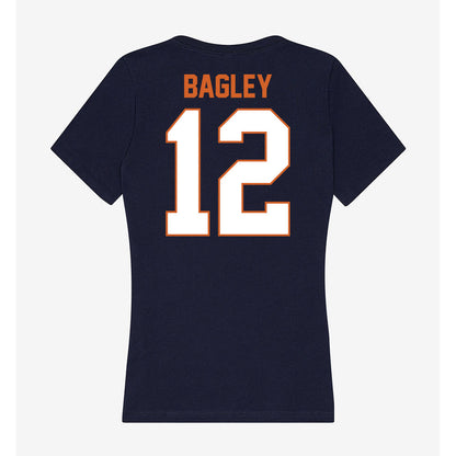 Wheaton IL - NCAA Baseball : Alex Bagley - Women's V-Neck T-Shirt-1