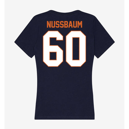 Wheaton IL - NCAA Football : David Nussbaum - Women's V-Neck T-Shirt-1