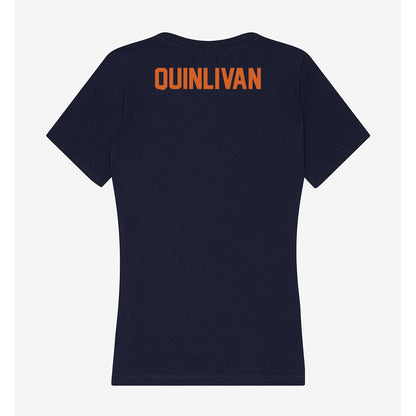 Wheaton IL - NCAA Men's Golf : Aidan Quinlivan - Women's V-Neck T-Shirt-1