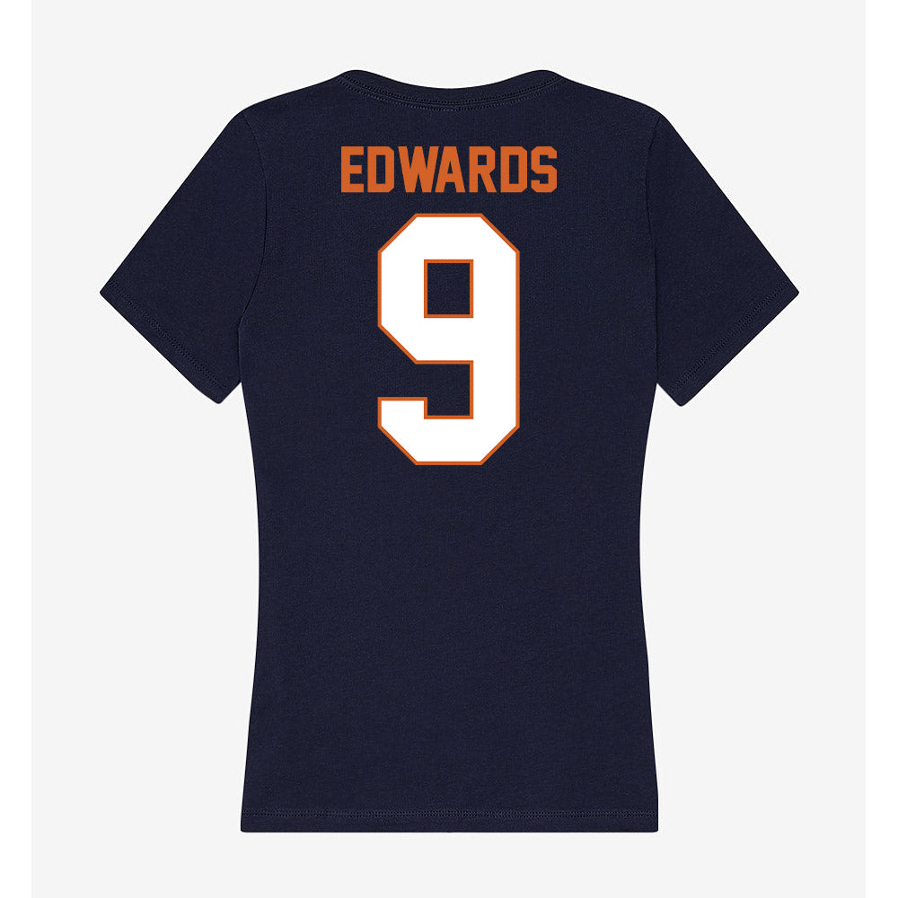 Wheaton IL - NCAA Women's Soccer : Abi Edwards - Women's V-Neck T-Shirt-1