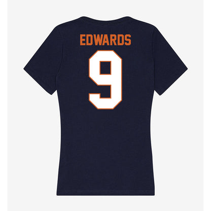 Wheaton IL - NCAA Women's Soccer : Abi Edwards - Women's V-Neck T-Shirt-1