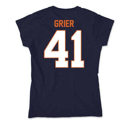 Wheaton IL - NCAA Baseball : Kyle Grier - Soft Style Women’s T-Shirt-1