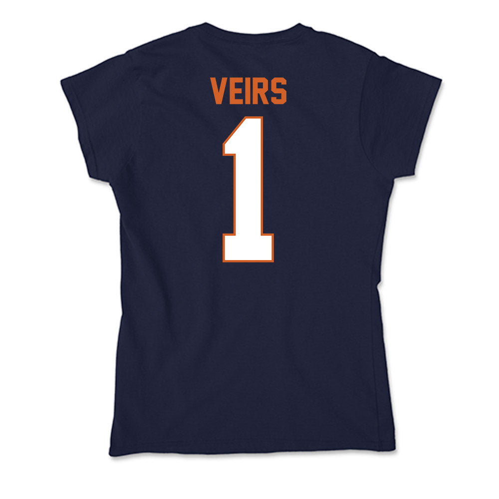 Wheaton IL - NCAA Men's Basketball : Christian Veirs - Soft Style Women’s T-Shirt-1