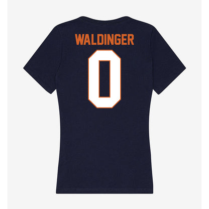 Wheaton IL - NCAA Football : Jake Waldinger - Women's V-Neck T-Shirt-1