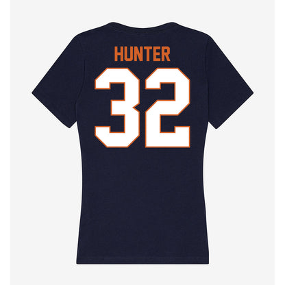 Wheaton IL - NCAA Women's Basketball : Jenna Hunter - Women's V-Neck T-Shirt-1