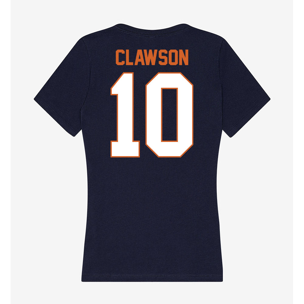 Wheaton IL - NCAA Women's Soccer : Elizabeth Clawson - Women's V-Neck T-Shirt-1