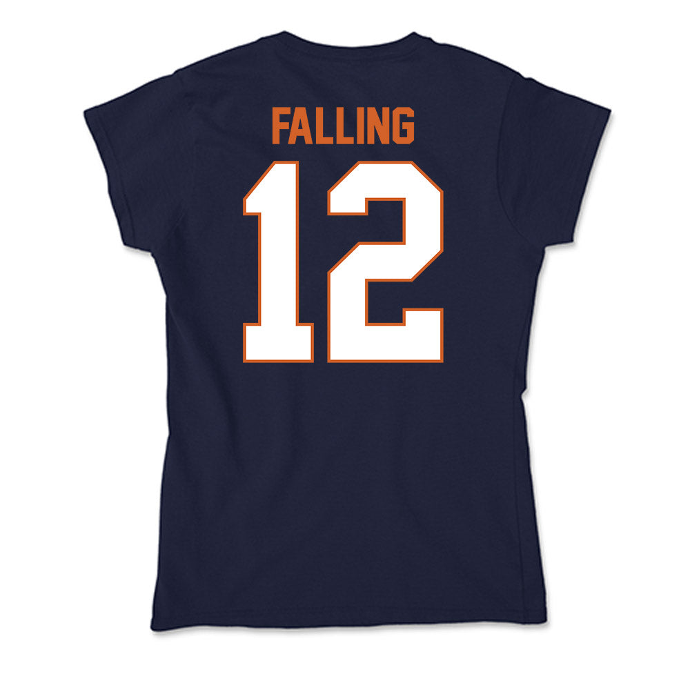 Wheaton IL - NCAA Men's Soccer : Cooper Falling - Soft Style Women’s T-Shirt-1