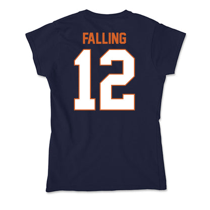 Wheaton IL - NCAA Men's Soccer : Cooper Falling - Soft Style Women’s T-Shirt-1