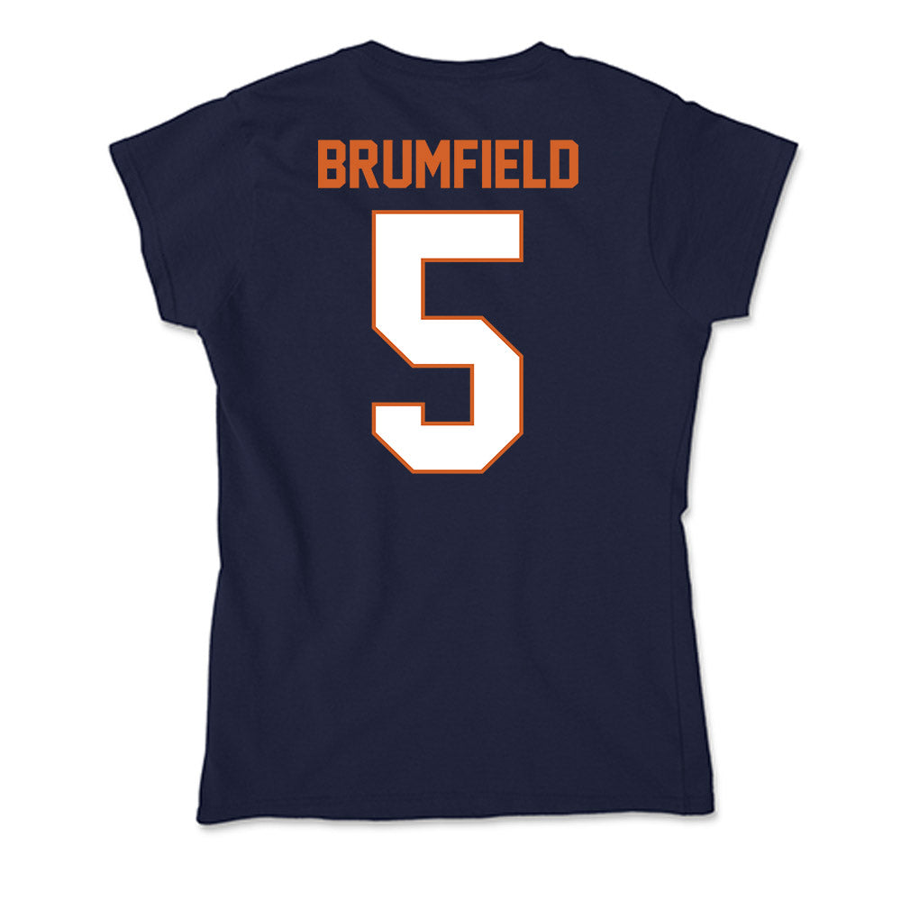 Wheaton IL - NCAA Men's Basketball : Noah Brumfield - Soft Style Women’s T-Shirt-1