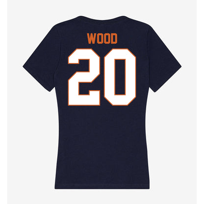 Wheaton IL - NCAA Men's Soccer : Connor Wood - Women's V-Neck T-Shirt-1