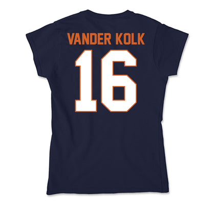 Wheaton IL - NCAA Men's Soccer : Luke Vander Kolk - Soft Style Women’s T-Shirt-1