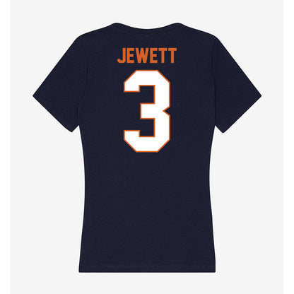 Wheaton IL - NCAA Football : Whit Jewett - Women's V-Neck T-Shirt-1