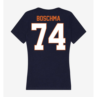 Wheaton IL - NCAA Football : Nick Boschma - Women's V-Neck T-Shirt-1