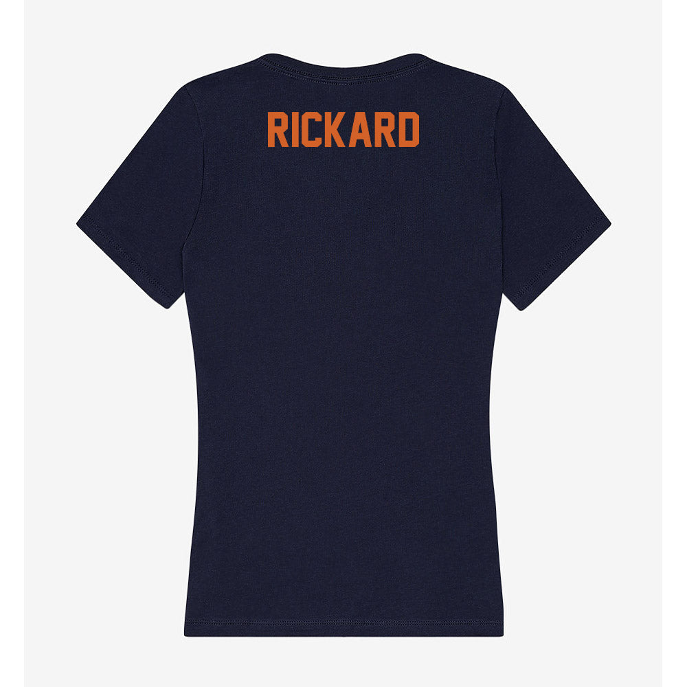 Wheaton IL - NCAA Women's Track & Field : Abby Rickard - Women's V-Neck T-Shirt-1