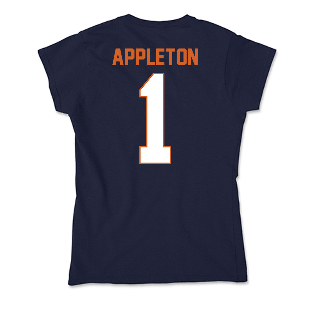 Wheaton IL - NCAA Men's Basketball : Cody Appleton - Soft Style Women’s T-Shirt-1