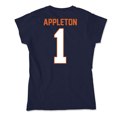 Wheaton IL - NCAA Men's Basketball : Cody Appleton - Soft Style Women’s T-Shirt-1